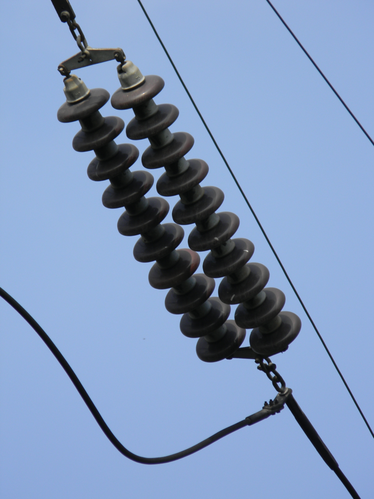 Components of a High Voltage Electrical Transmission Line 